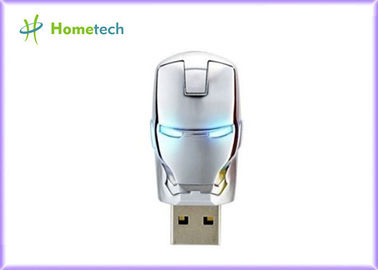完全な報復者の鉄の人 LED のフラッシュ 4GB プラスチック USB のフラッシュ 2.0 の記憶ドライブ棒