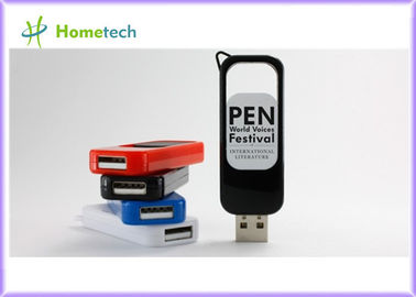顧客のロゴの印刷を用いる多彩なプラスチック USB のフラッシュ ドライブ