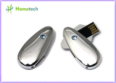 金属/水晶ねじれ USB の棒は、刻まれた 4G 8G のギフト USB 付きます
