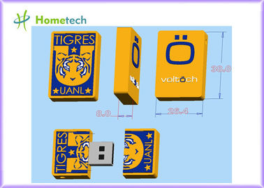 小型 TIGRES は USB のフラッシュ ドライブ 8GB/16GB のフットボール・チームのロゴ 1GB/2GB をカスタマイズしました