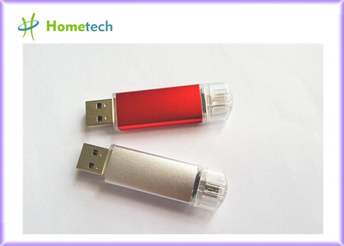 赤い長方形の Smartphone USB のフラッシュ ドライブ OTG 4GB Usb 2.0 のペン ドライブ