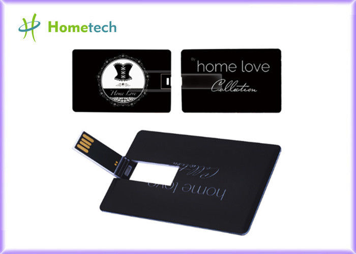 黒いプラスチック クレジット カード/カード注文のロゴのビジネス デザインUsbのフラッシュ ドライブ棒4GB 8GB 16GB 32GB