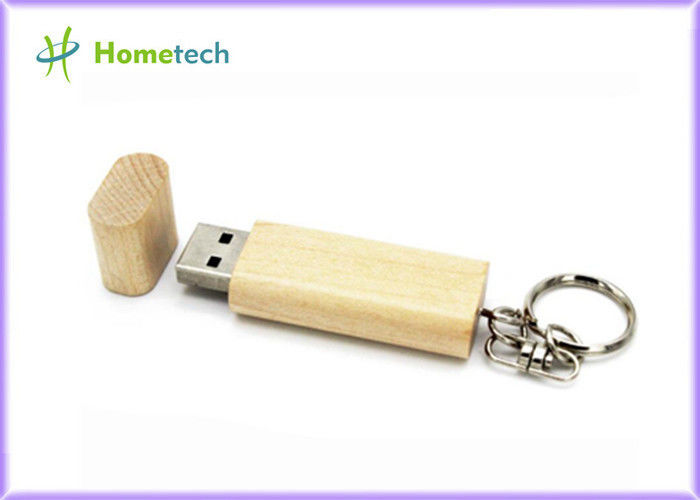 Keychain木USBのフラッシュ ドライブ64GB 32GBペン ドライブPendriveはロゴ/usbの記憶棒を専門にしました