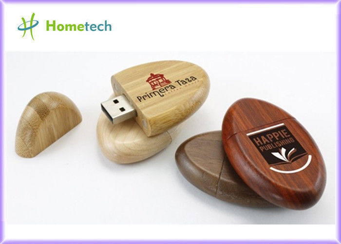 注文の木USBのフラッシュ ディスク2.0&amp; 3.0サポート箱が付いている自然なタケ木USBのペン ドライブはロゴを刻みます