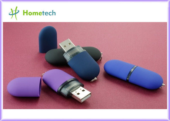 自由な印刷/プラスチック USB のフラッシュ ドライブが付いているシンプルな設計のプラスチック USB Pendrive