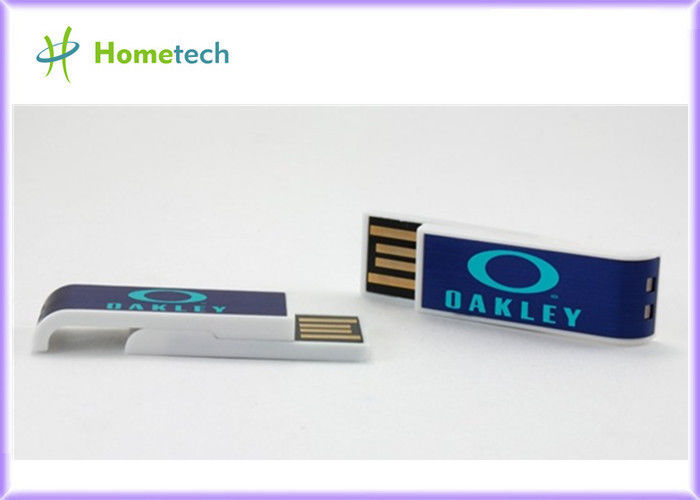 プラスチック USB のフラッシュ ドライブはロゴの絹-スクリーンが付いている USB の棒を形づけます