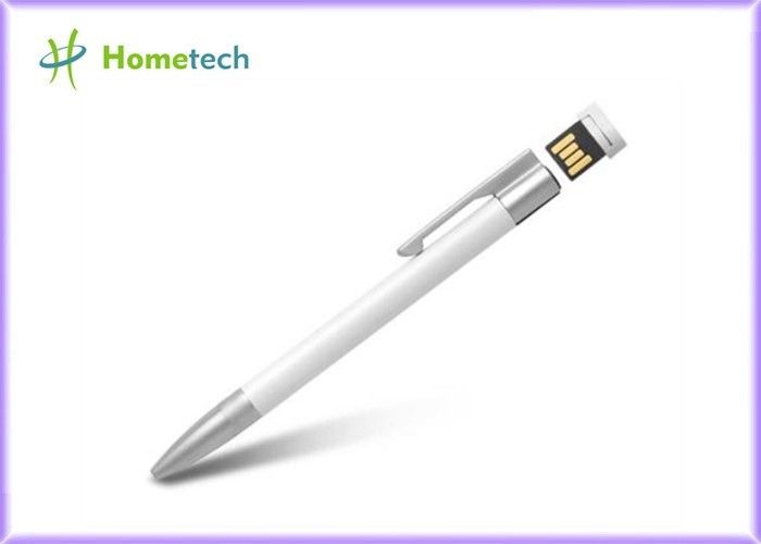 黒く/白いボールペンの高速ペン ドライブ16GB USB 2.0は金属Mateialをカスタマイズしました