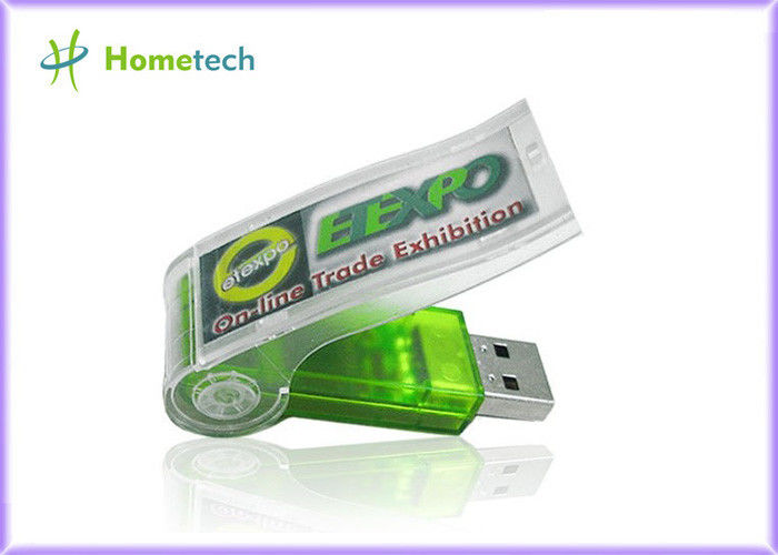 2GB/4GB 印刷されるプラスチックねじれ USB の棒、旋回装置のペン ドライブ習慣