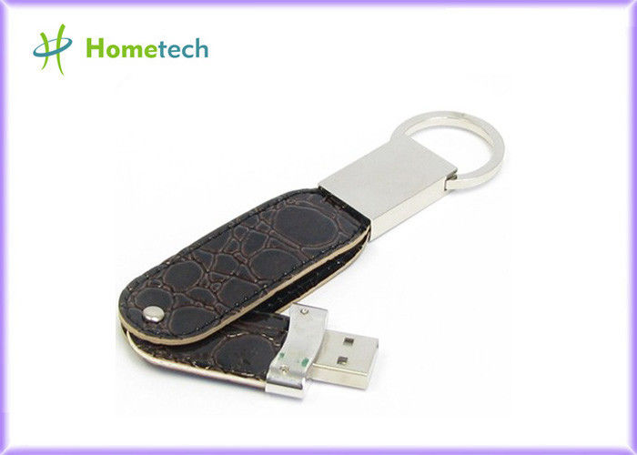 32GB 革 USB のフラッシュ ディスク不足分 USB 2.0 のフラッシュ・メモリのペン ドライブ棒