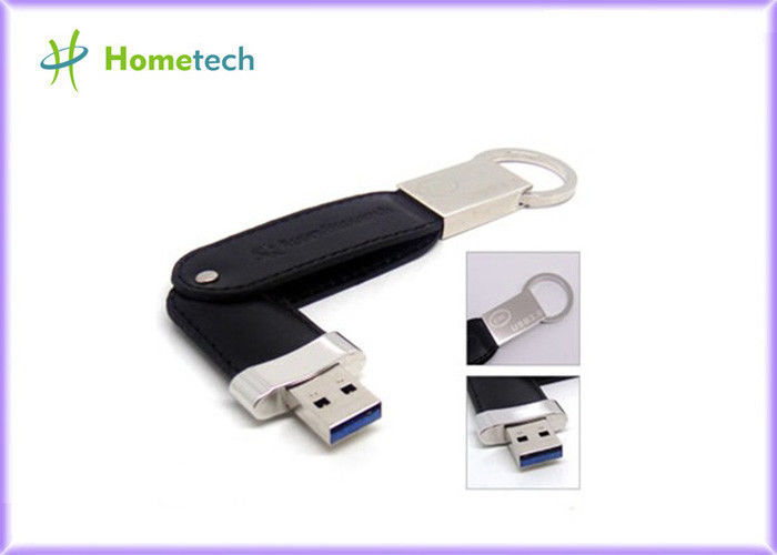 32GB 革 USB のフラッシュ ディスク不足分 USB 2.0 のフラッシュ・メモリのペン ドライブ棒