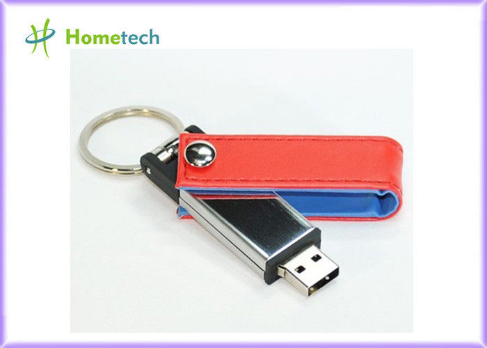 黄色い新型 USB の革 USB のフラッシュ ディスク PC の付属品のキー ホルダー