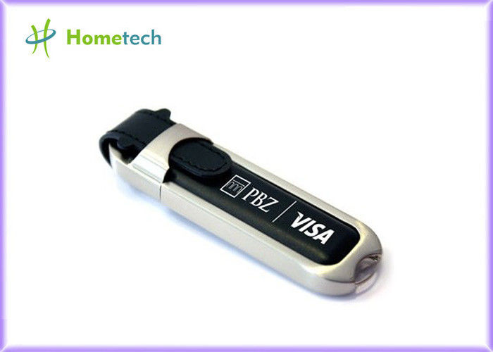 長方形学生のために個人化なる革 USB のフラッシュ ディスク USB 2.0