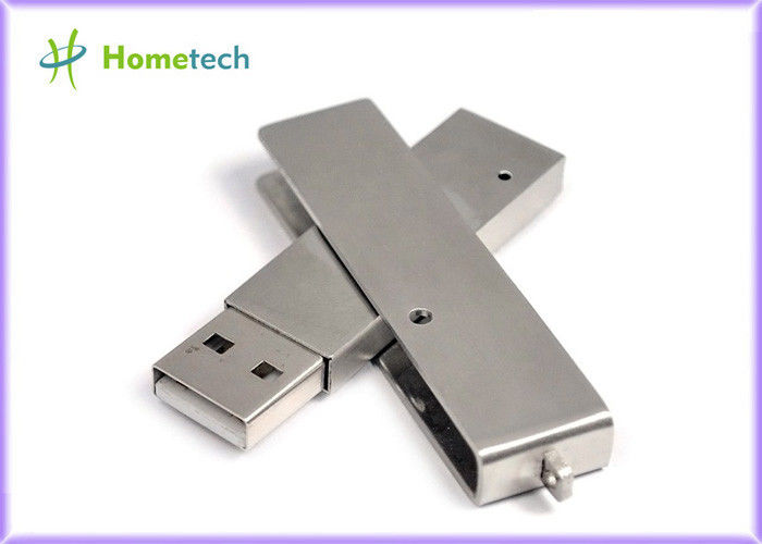 長方形の金属のねじれ USB はオフィスのためのパスワード旅行者を付けます
