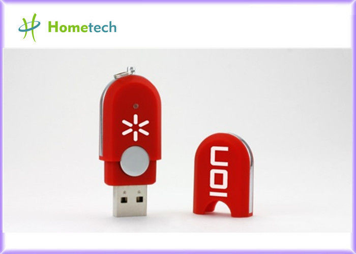 学校のための高速赤いプラスチック USB のフラッシュ ドライブ 4GB 8GB 長方形
