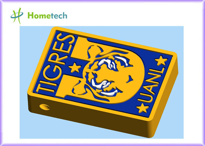 小型 TIGRES は USB のフラッシュ ドライブ 8GB/16GB のフットボール・チームのロゴ 1GB/2GB をカスタマイズしました