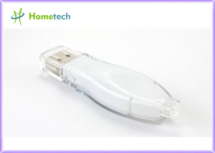 白いプラスチック USB のフラッシュ ドライブ、極度の速度 USB のフラッシュの棒 usb 3.0