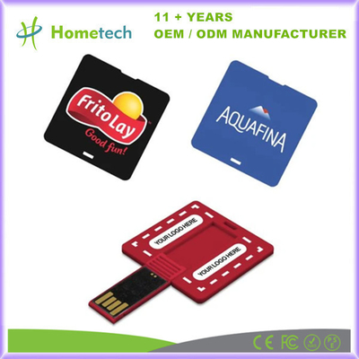 購入 カスタマイズされたスクエア クリエイティブカード USBスティック フラッシュメモリーカード 32GB 16GB 8GB 4GB 2GB USBペン オンライン製造