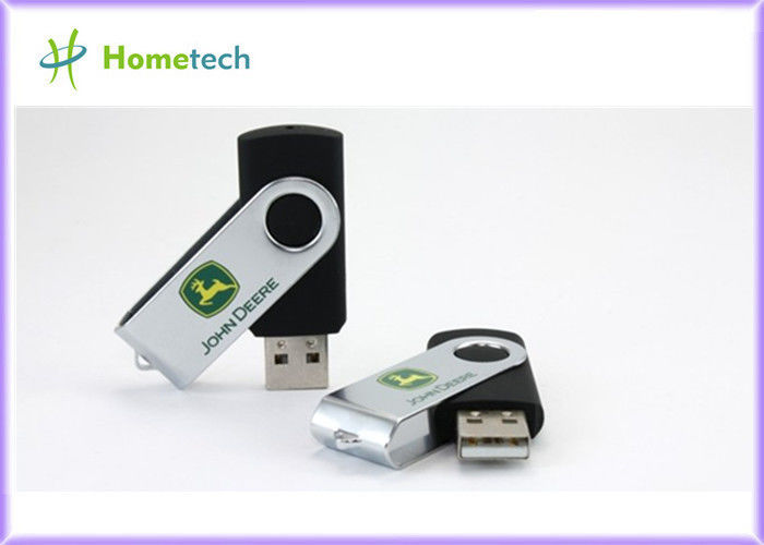 2GB 黒 USB の記憶棒、黒い旋回装置 USB のフラッシュ ドライブ、ねじれ USB の棒の黒