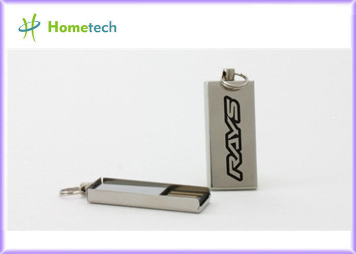 極度の薄いアルミ合金 8GB 正方形の小型 USB の記憶小さいギフト USB ドライブ