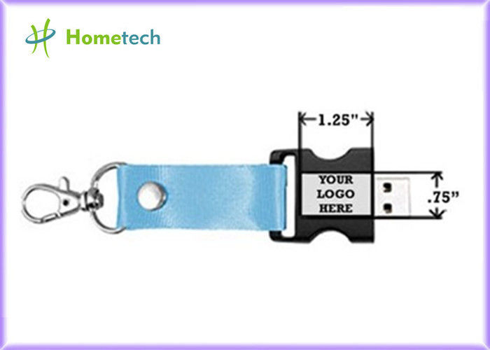 4GB/8GB 締縄 USB のフラッシュは、青い記憶ペン ドライブ棒運転します