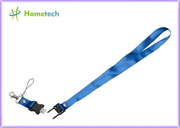 8gb/16gb 青い締縄 USB のフラッシュは学校の教授スタッフまたは学生のための高容量を運転します