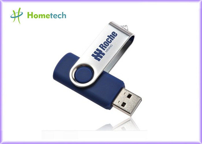 Keychain の刻まれたねじれ USB の棒、カスタマイズされたギフト USB の棒