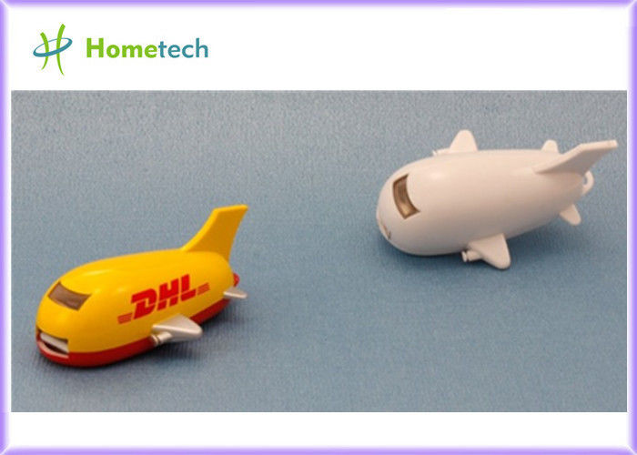 USB 2.0 の棒子供のためのプラスチック USB のフラッシュ ドライブ白い飛行機
