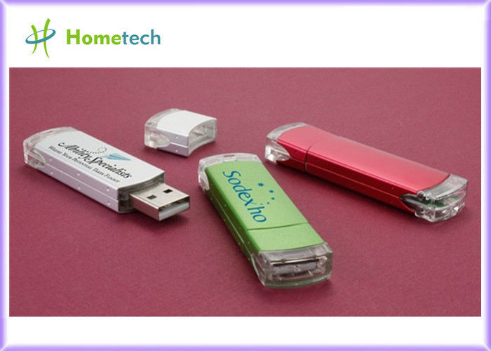 実質容量プラスチック USB のフラッシュ ドライブ、暗号化青い USB のフラッシュは運転します