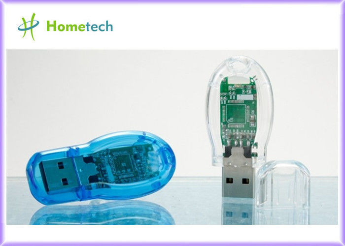 試供品の FCC のセリウム、ROSH が付いているギフトのための透明なプラスチック USB のフラッシュ ドライブ