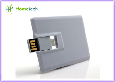 スマートな電話のための白いプラスチック クレジット カード OTG/携帯電話 USB のフラッシュ ドライブ 16GB 32GB