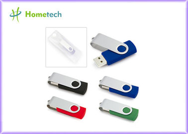 多彩な小型より手の旋回装置注文のロゴの印刷を用いるプラスチック usb のフラッシュ ドライブ