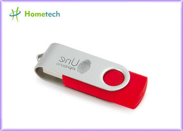 赤いより手の旋回装置 Usb のフラッシュ ドライブ小型 Usb の親指ドライブ棒の金属