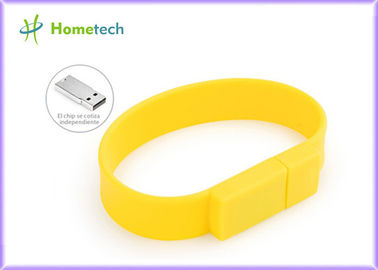 シリコーン USB 1GB 2GB 4GB 8GB のバンド USB のフラッシュ ドライブ RoHS カスタマイズされた個人化された FCC
