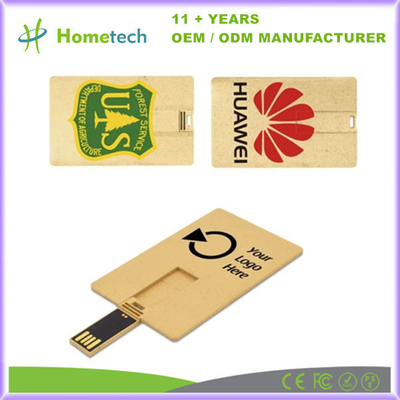 再生可能 生物分解性 クレジットカード フラッシュドライブ ビジネスクレジットカード USB フラッシュドライブ 持ち運びが簡単