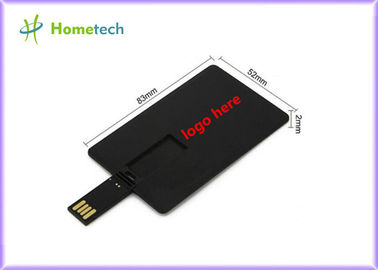 黒いプラスチック クレジット カード/カード注文のロゴのビジネス デザインUsbのフラッシュ ドライブ棒4GB 8GB 16GB 32GB