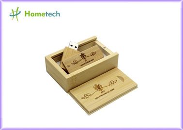 Ecoの環境の注文の木製のフラッシュは1年の保証との1Gb 4Gb 16Gbを運転します