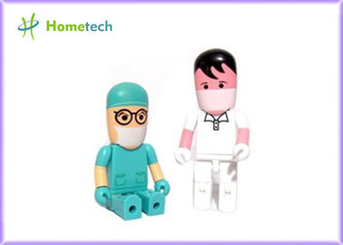 習慣 USB は定形プラスチック USB のフラッシュ・メモリのマンガのキャラクタ USB のフラッシュ ドライブを運転します