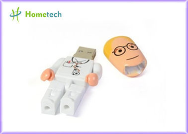 Character USB 方法漫画の博士はフラッシュ・メモリの棒 2.0 4GB を運転します