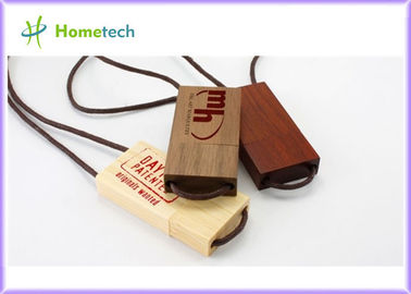 昇進のあなた自身のロゴの緑の Hotsale 木製 USB のフラッシュ ドライブ