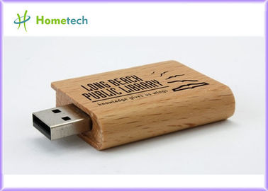 レーザーの彫版のロゴ昇進の木 USB のフラッシュ ドライブ