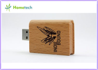 OEM木USBのフラッシュ ドライブ昇進の本の会社のロゴ4GB 8GB 16GB 32GBの木製のPendrive 4GBのペン ドライブ