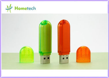 USBのフラッシュ・メモリ ドライブ折目のペンの青、ギフトのためのKeychainのプラスチックUSBのフラッシュ ドライブ