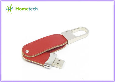16GB/32GB 革 USB のフラッシュ ディスク、長方形の記憶ペン ドライブ