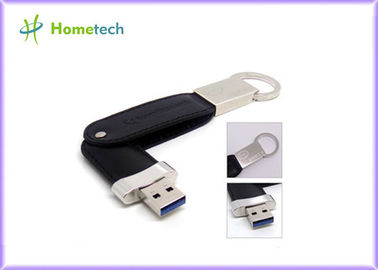 キー ホルダーの革 USB のフラッシュ ディスク/フラッシュ・メモリの棒のペンの親指ドライブ