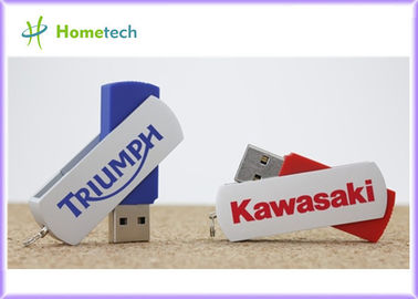 方法新型ファイル転送 1GB のプラスチック USB のフラッシュ ドライブ旋回装置様式