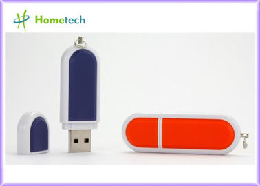等級 A の破片との青/オレンジ プラスチック USB のフラッシュ ドライブ 2.0 USB の記憶