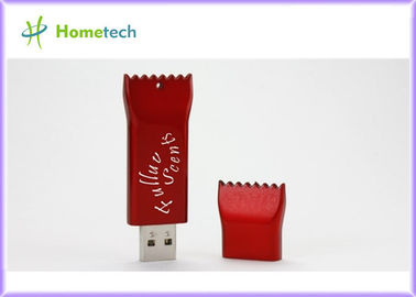 ギフトのための赤いプラスチック USB のフラッシュ ドライブ 512MB 1GB ABS は、涼しい usb 付きます